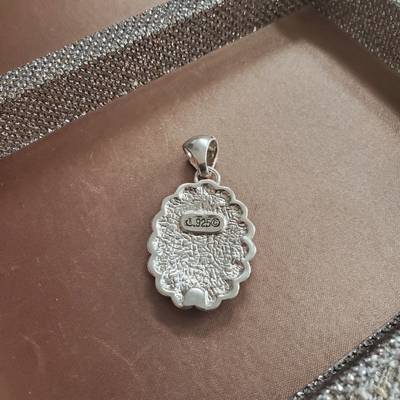 Carolyn Pollack Relios Sterling Silver Pendant Enhancer - Picture 5 of 7